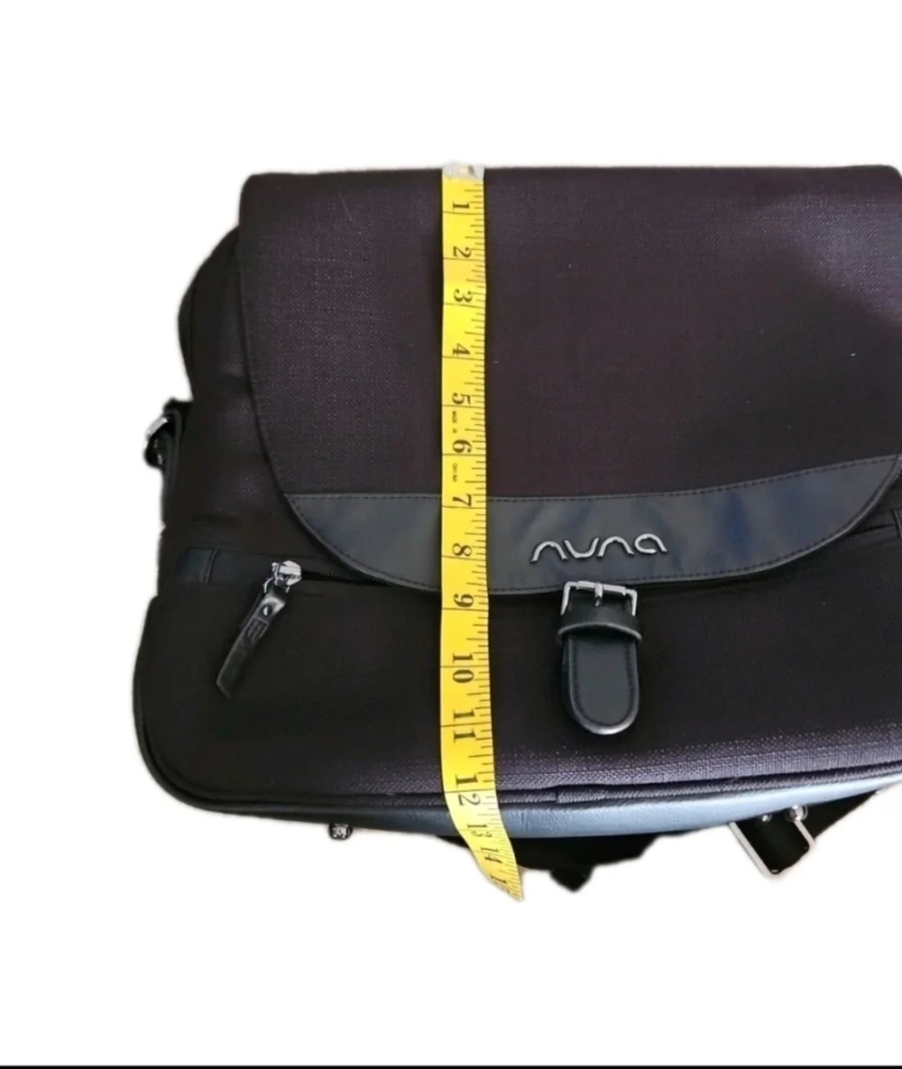 Nuna Unisex Black Diaper Bag/Backpack